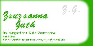 zsuzsanna guth business card